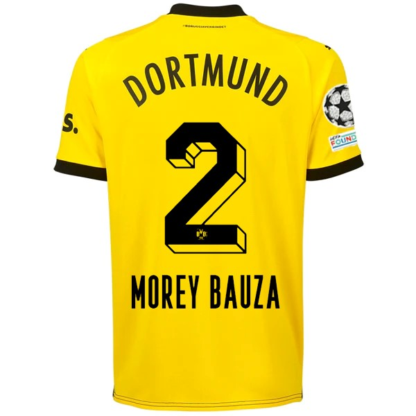 Borussia Dortmund Bauza 2023-2024 UCL Home Jersey – Authentic Shirt