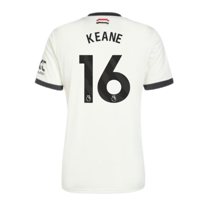 Durable Material Football Man Utd Third Shirt Keane #16 Latest Edi...
