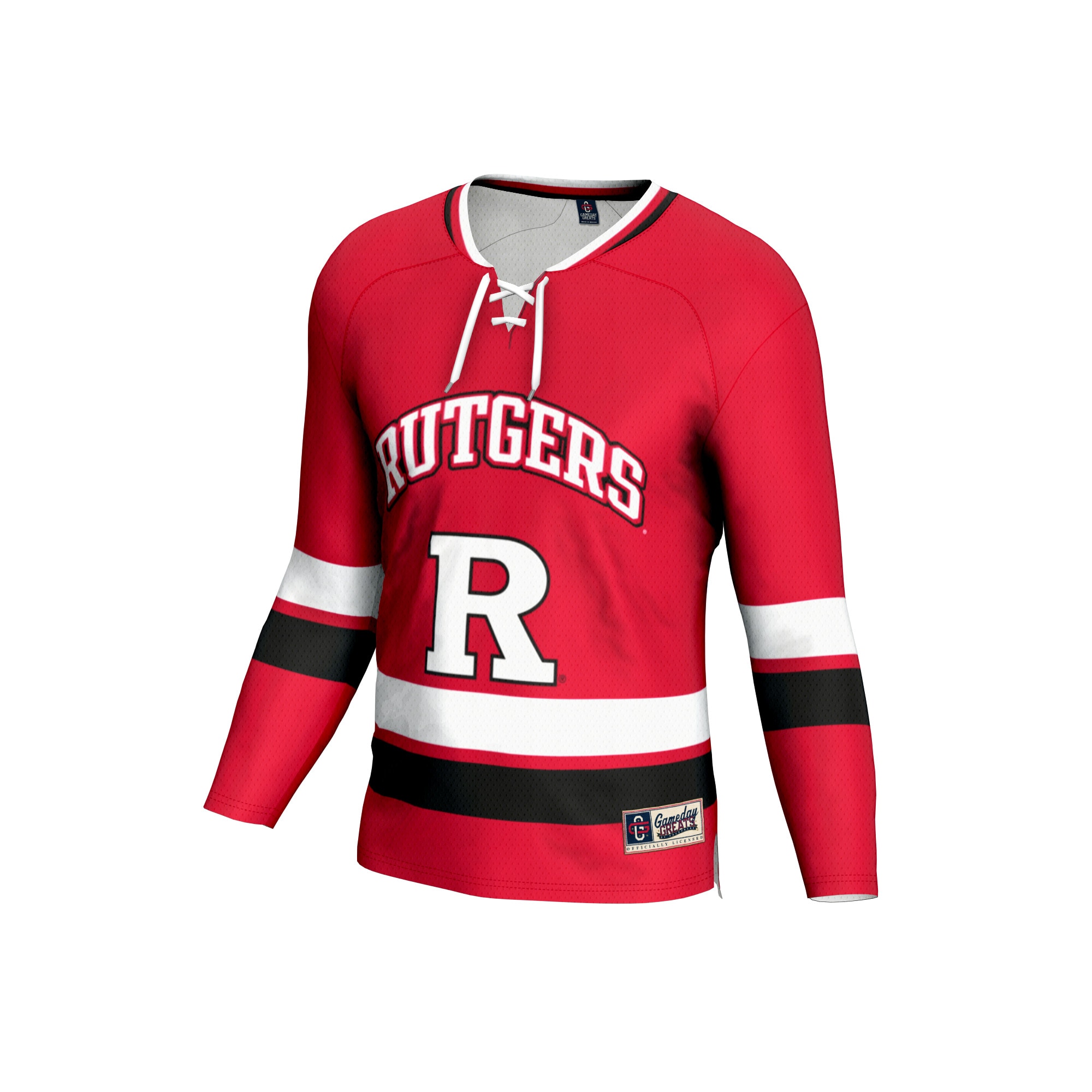 [DDG] Rutgers Scarlet Knights GameDay Greats Youth Hockey Jersey - Scarlet