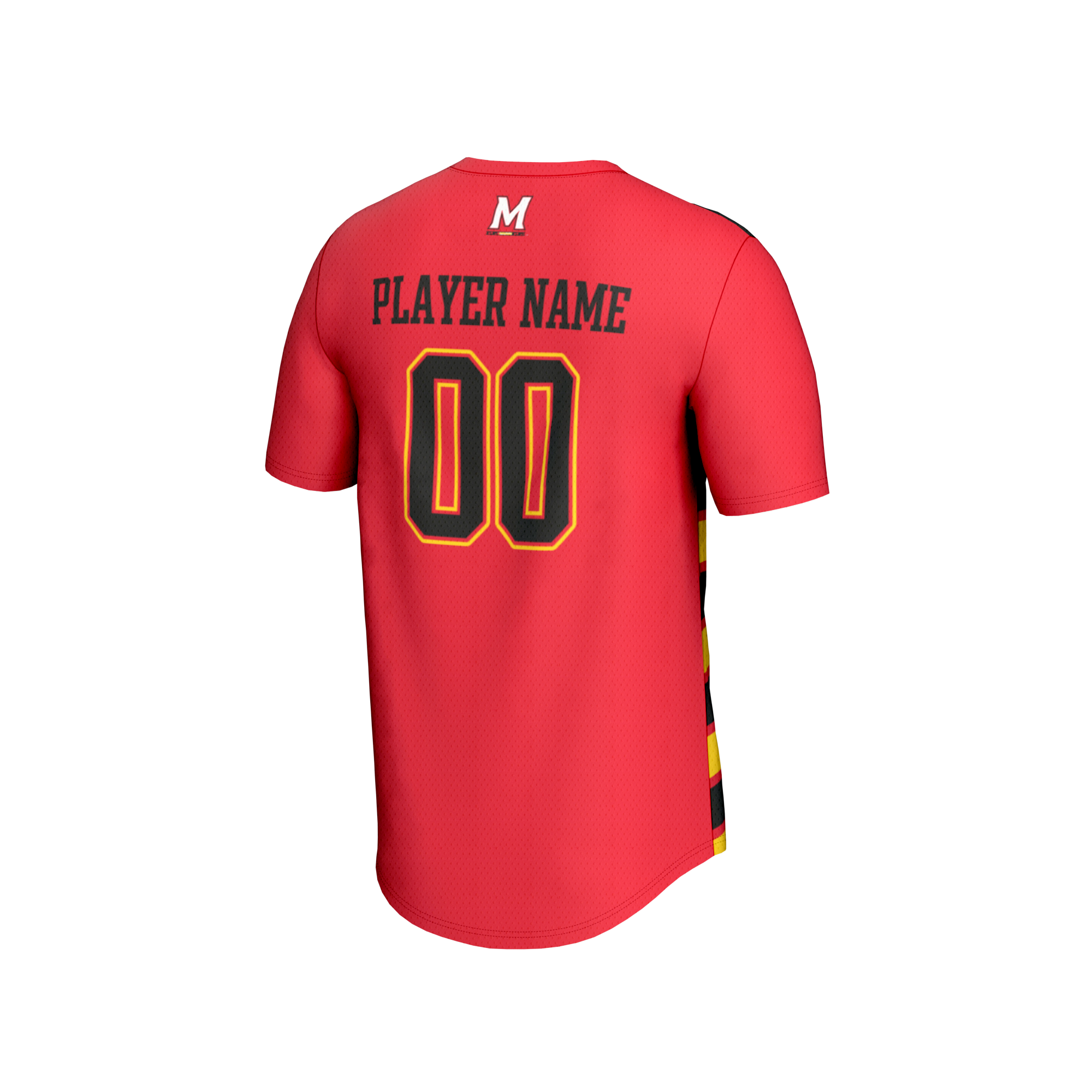 [LK] Maryland Terrapins GameDay Greats Unisex Men's Soccer NIL Pick-A-Player Fashion Jersey - Red
