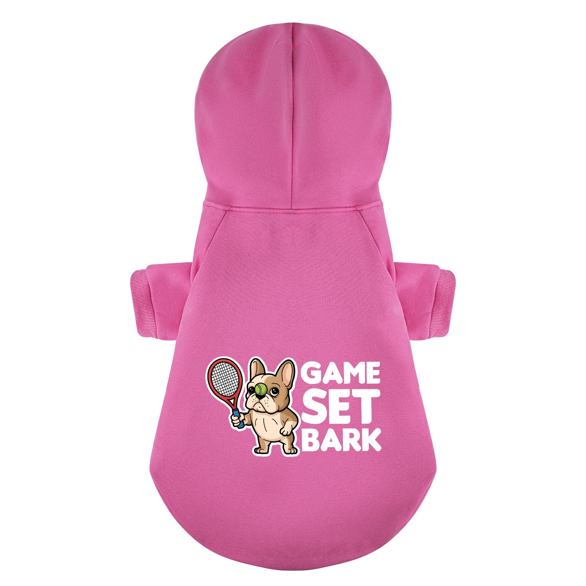 French Bulldog Game, Set, Bark Personalized French Bulldog Hoodies