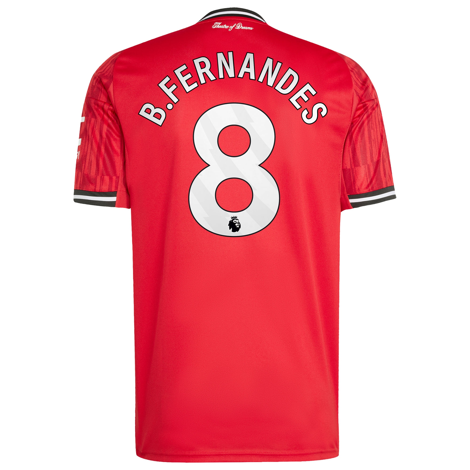 [SJH] Bruno Fernandes Manchester United Home 2025/26 Replica Player Jersey - Red