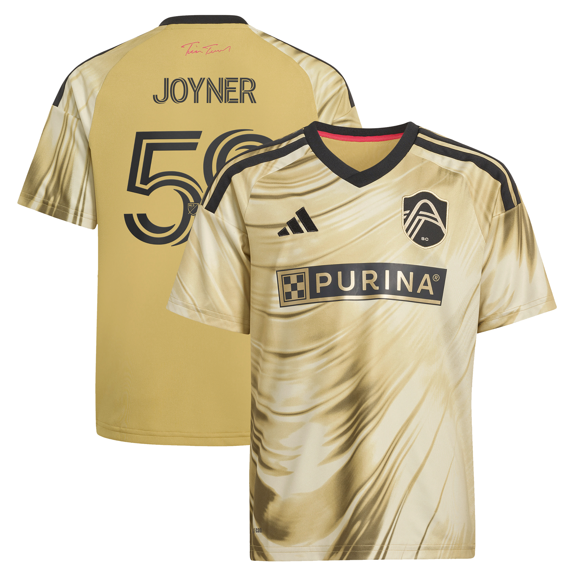 [LK] MyKhi Joyner St. Louis CITY SC Youth 2026 The Tina Turner Kit Replica Jersey - Yellow