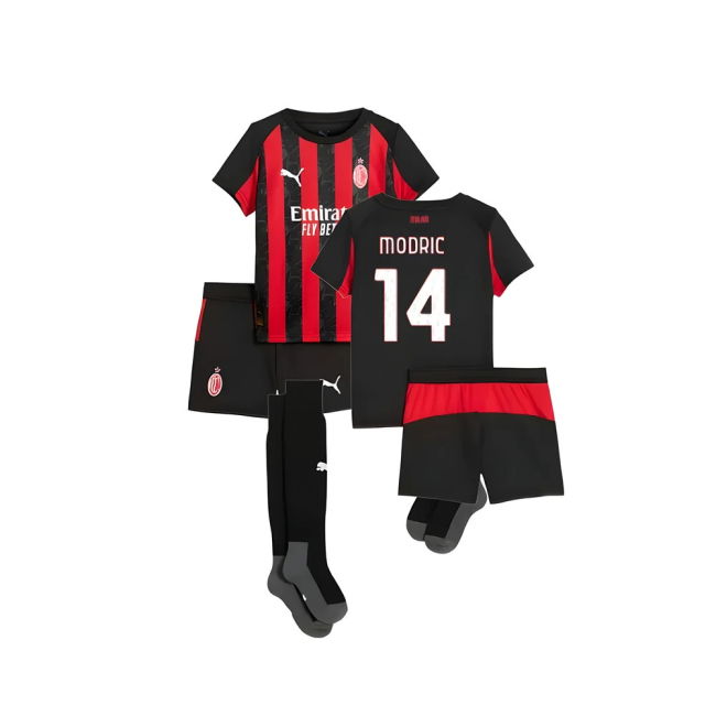 2025-2026 AC Milan Home Kit (Modric 14) | Budget Friendly