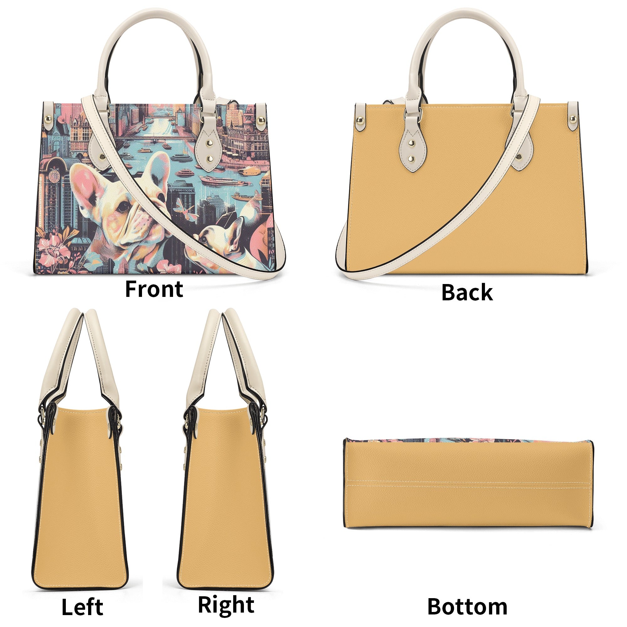 Frenchie Ivy - Non-slip Luxury Women Handbag Outdoor Use