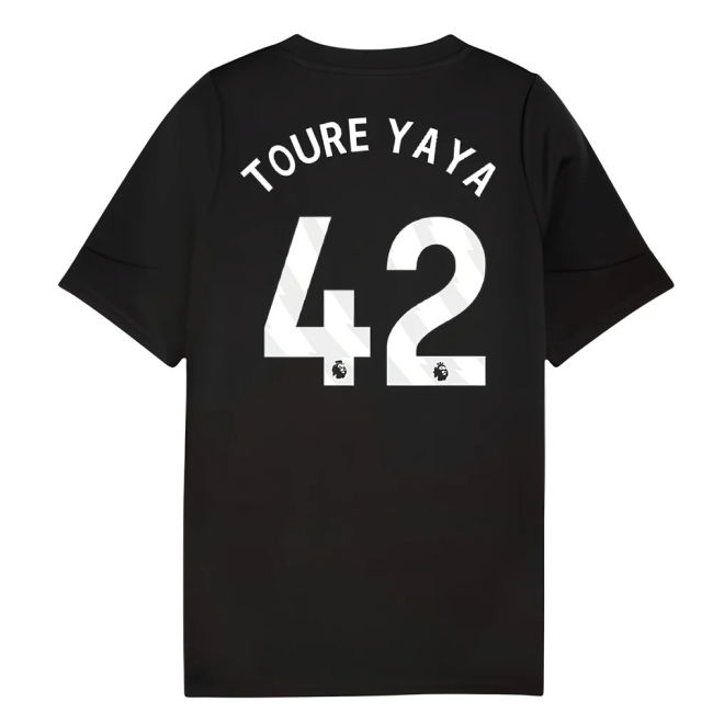 Genuine Copy Man City Training Replica Jersey for Kids (Toure Yaya 42)