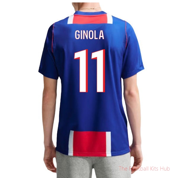 PSG Paris Saint Germain 2026-2027 Home Shirt (Ginola 11)
