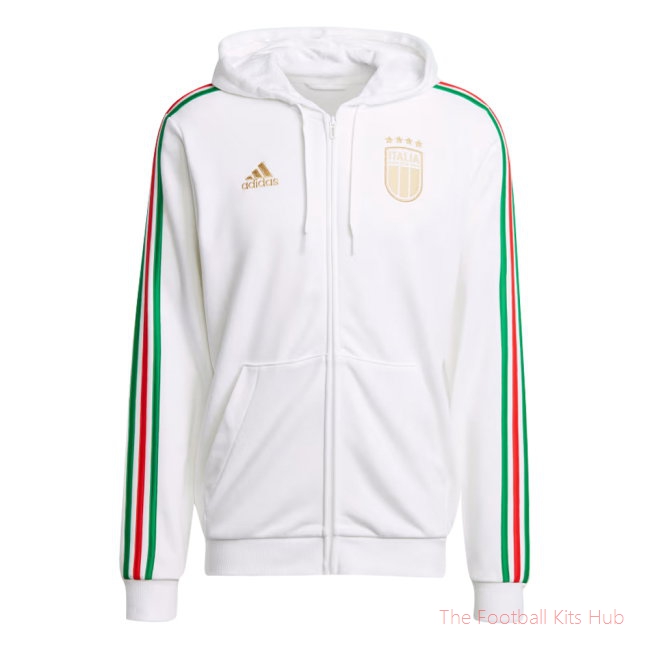 2024-2025 Italy DNA Full Zip Hoody (White)