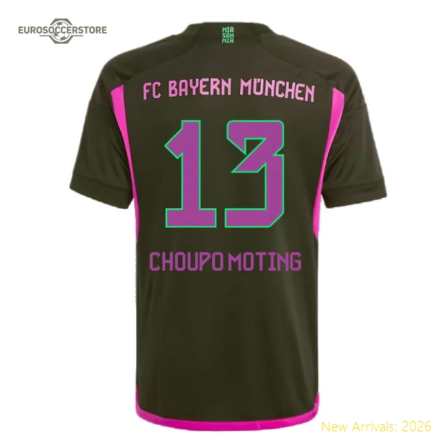 Safe Football Team Kids Choupo Moting Jersey 2023-2024 Quick-dry