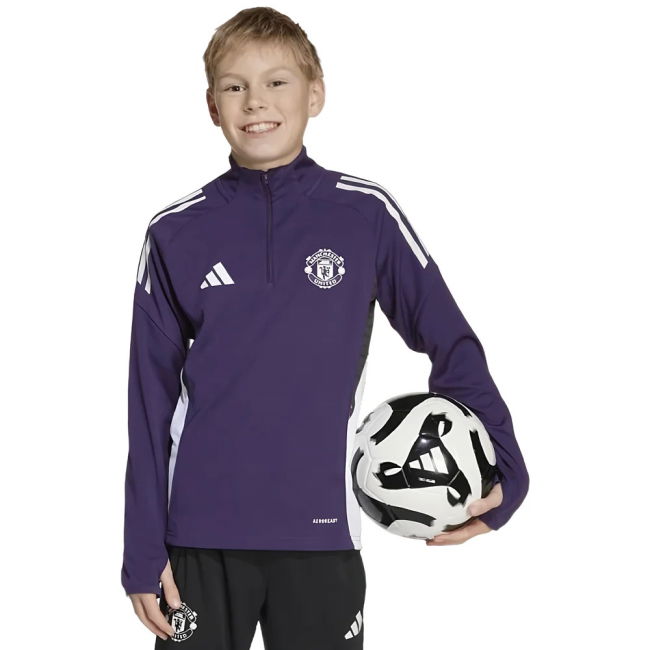Pro Style Man Utd Professional Look Training Pro Shirt (Kids)