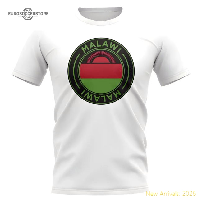 Malawi Football Badge T-shirt (white) - Fan Collection - Premium Collection