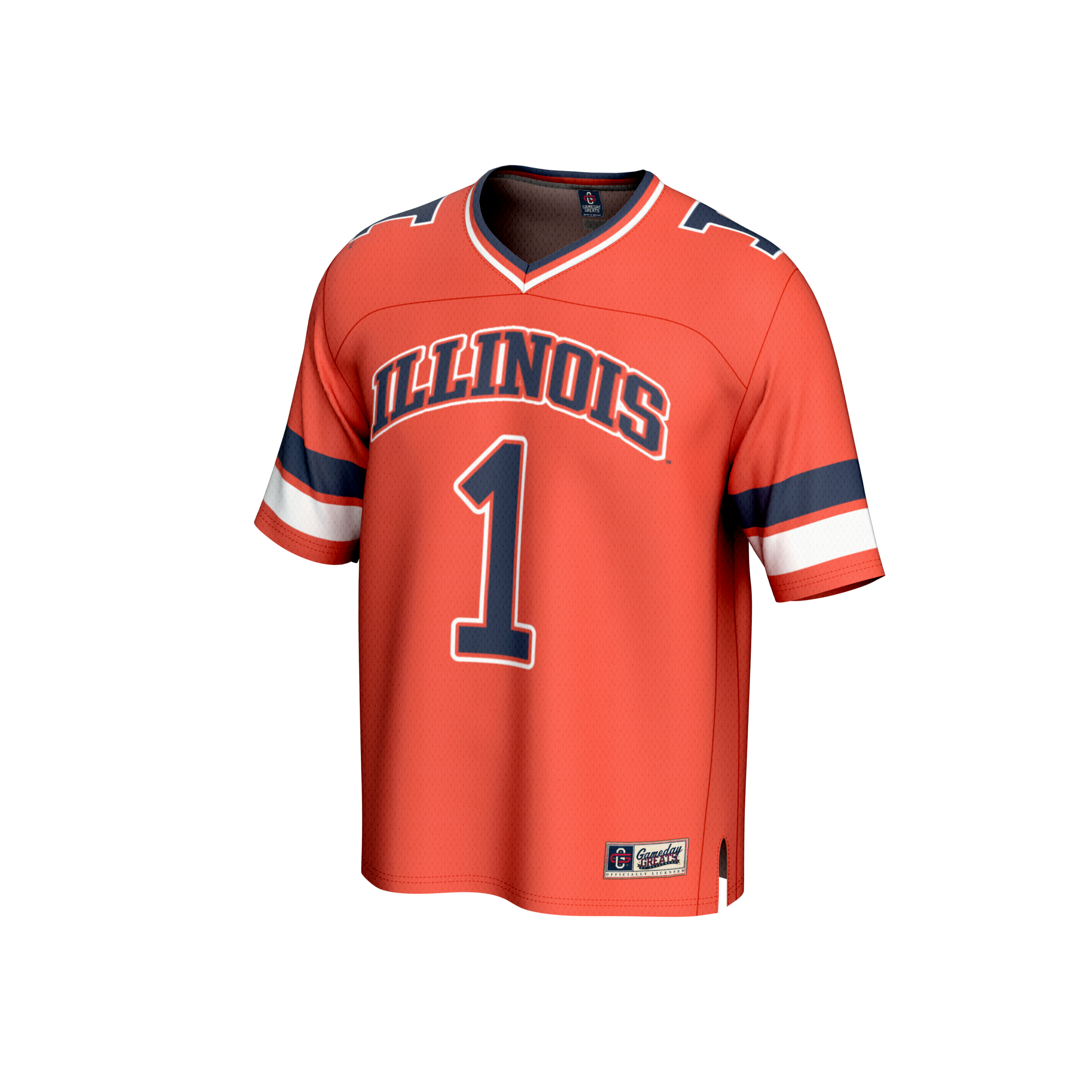 [DDG] Illinois Fighting Illini GameDay Greats Youth Collegiate Football Fashion Jersey - Orange