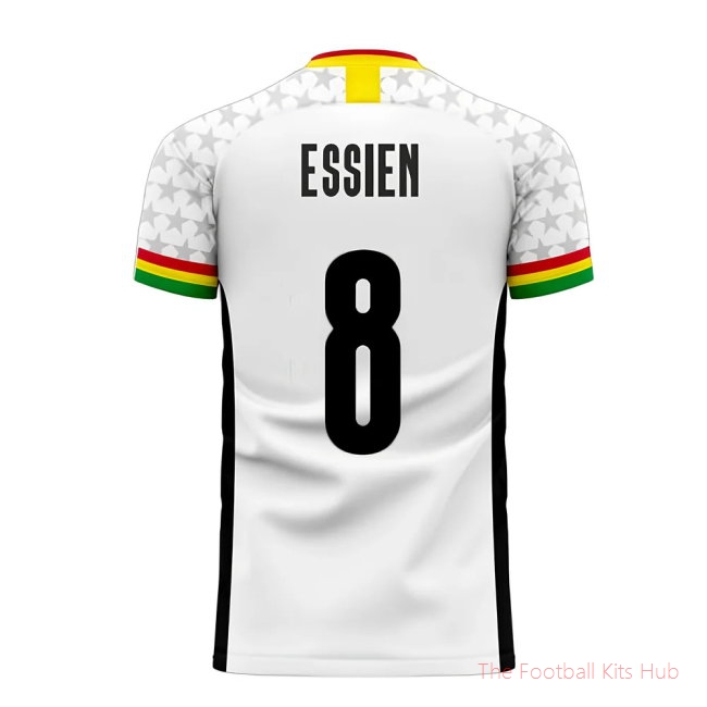 [JED] Ghana 2025/26 Home Football Kit (Libero) (ESSIEN 8)