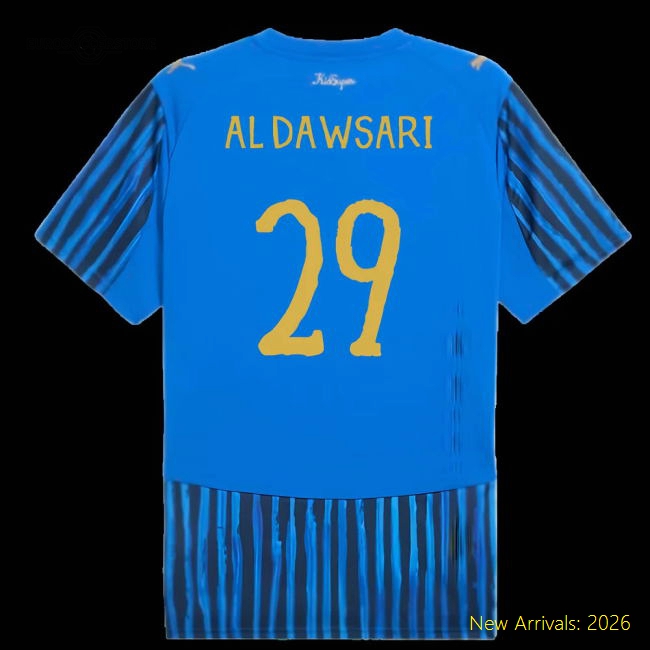 Child-friendly Kids Football Team Al Dawsari Jersey 2025-2026