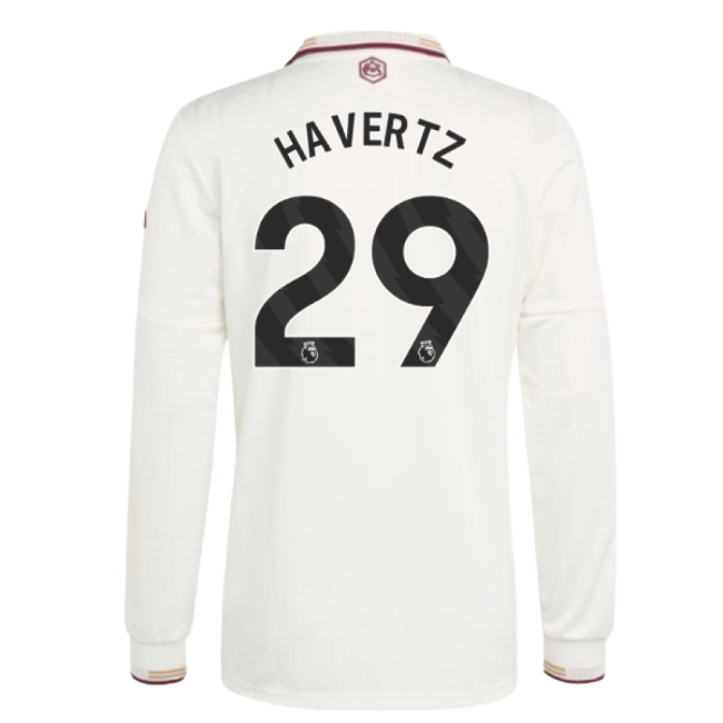 Arsenal 2025-20 Third Football Kit Havertz Name & Number L S