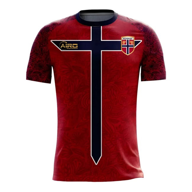 [DDJ] Norway 2024-2025 Home Concept Football Kit (Airo) (Your Name)