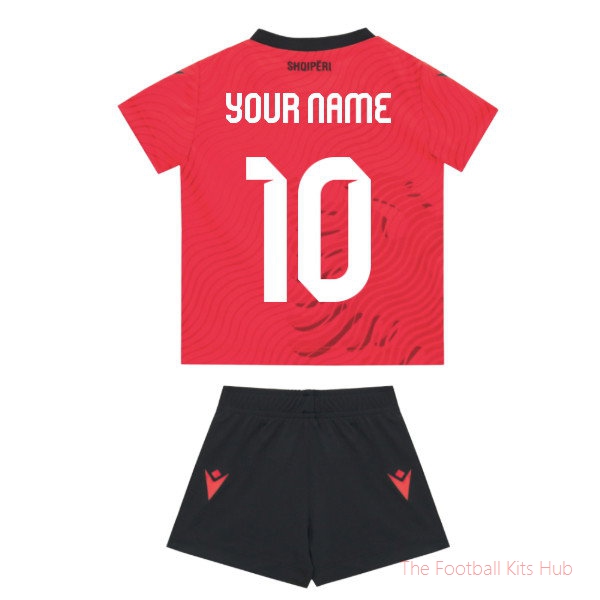 2026-2027 Albania Home Baby Kit (Your Name)