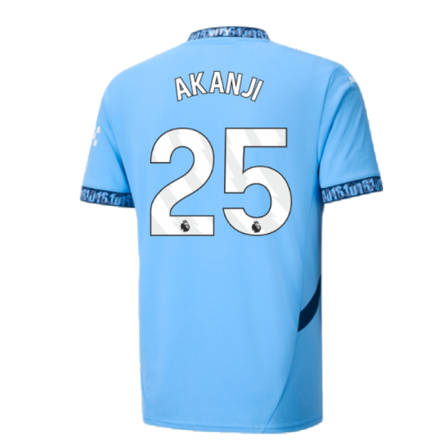 Man City Official 2024-2025 Man City Home Shirt (Akanji 25)