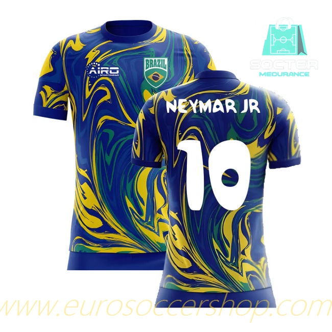 2025/26 Campaign Brazil Away Football Shirt Player Version Youth Version (Neymar Jr 10)