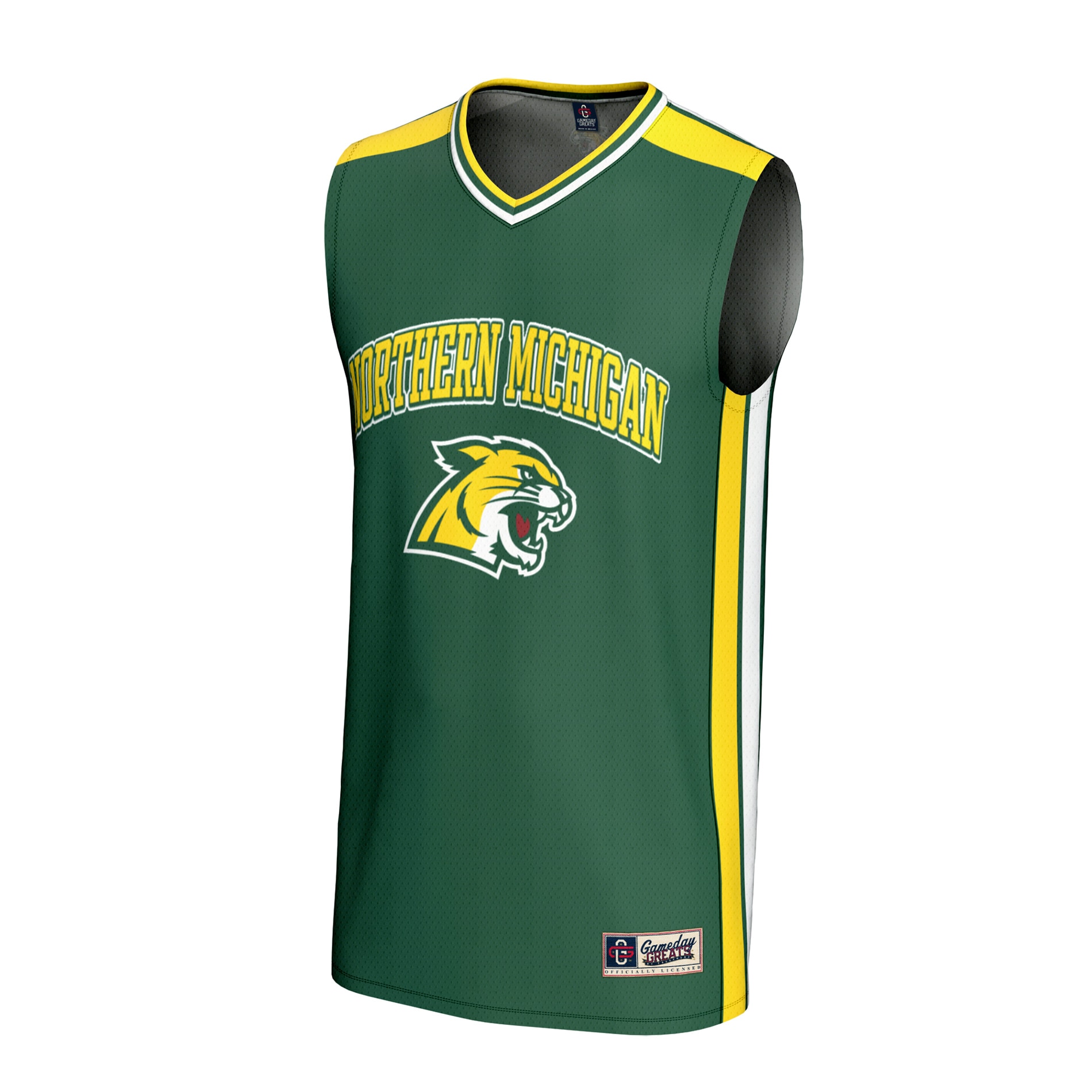[NJP] Northern Michigan Wildcats GameDay Greats Unisex Spirit Basketball Jersey - Green