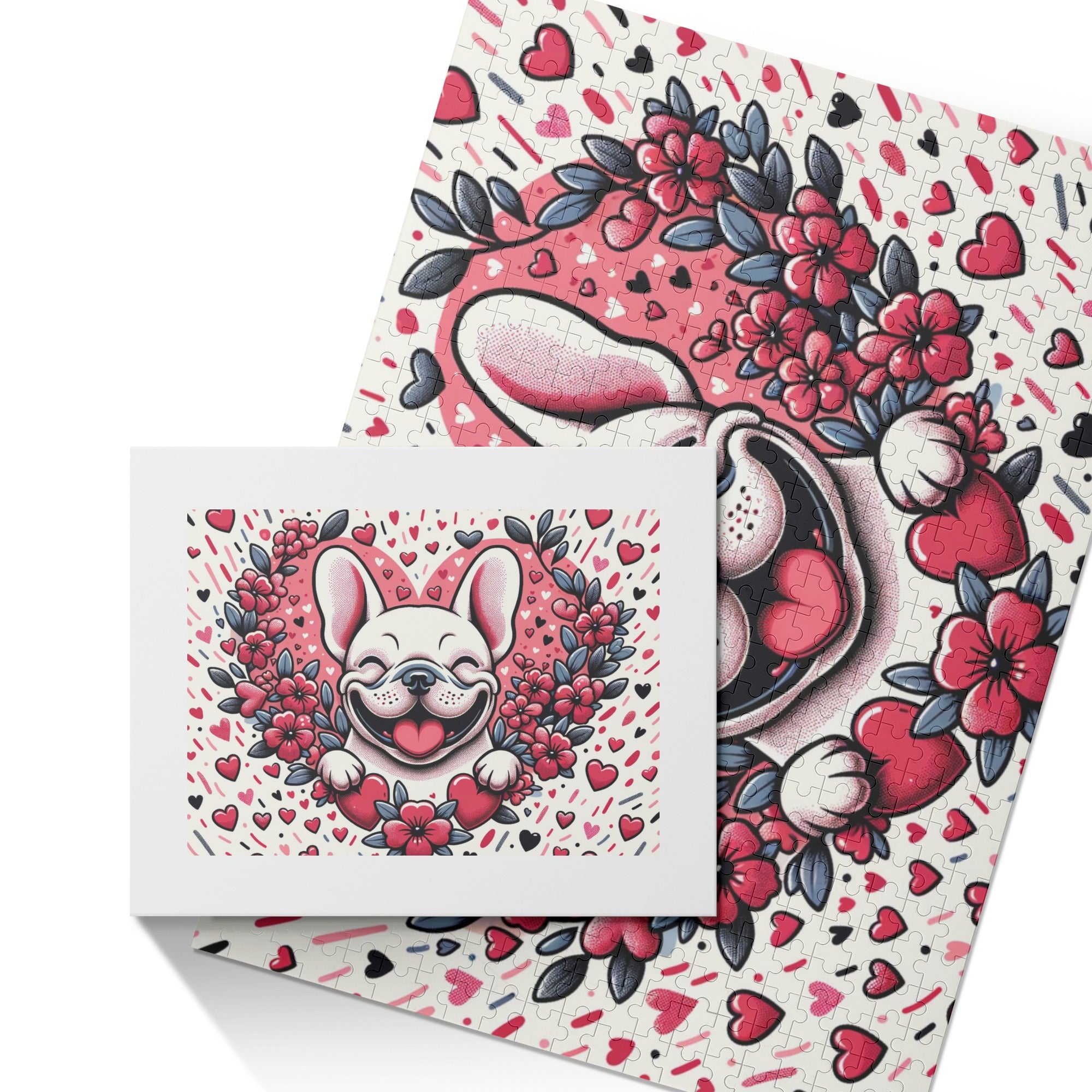 French Bulldog Stella 500 Piece Wooden Puzzle Essential Dog Supply