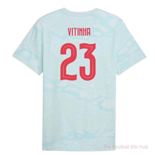 2026-2027 Portugal FtblCulture Tee AOP (Sea Glass) (Vitinha 23)