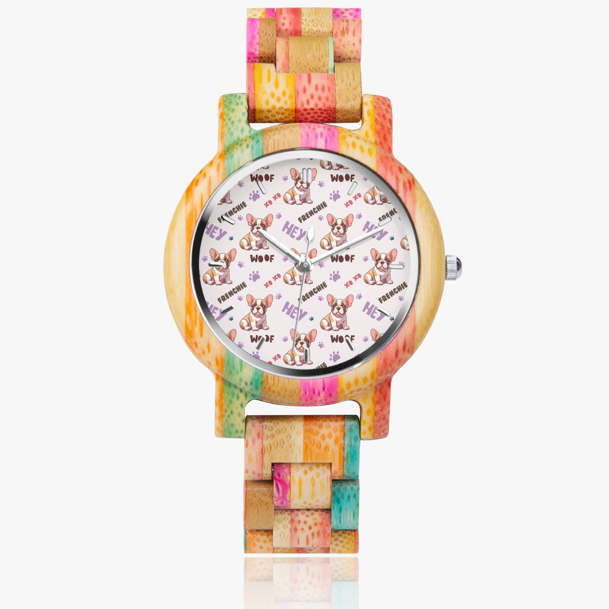 Gunnar - Stylish Wooden Watch for Frenchie Lovers