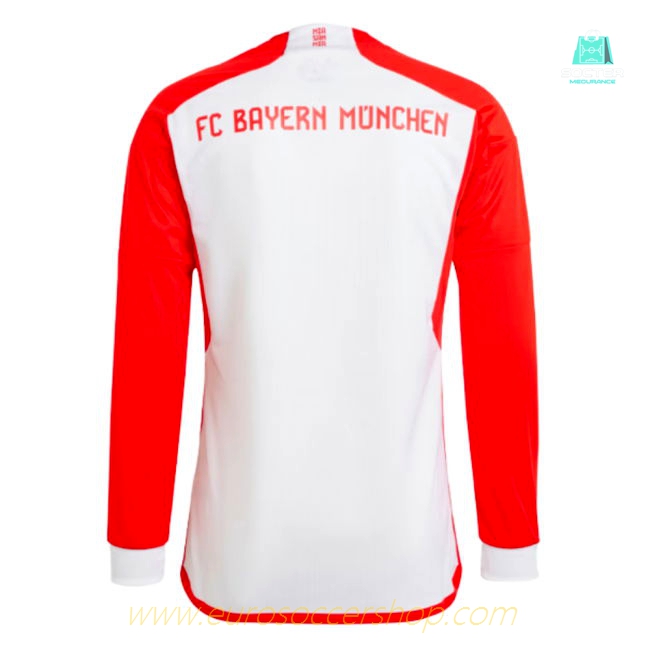 2023-2024 Bayern Munich Long Sleeve Home Shirt (Kids)