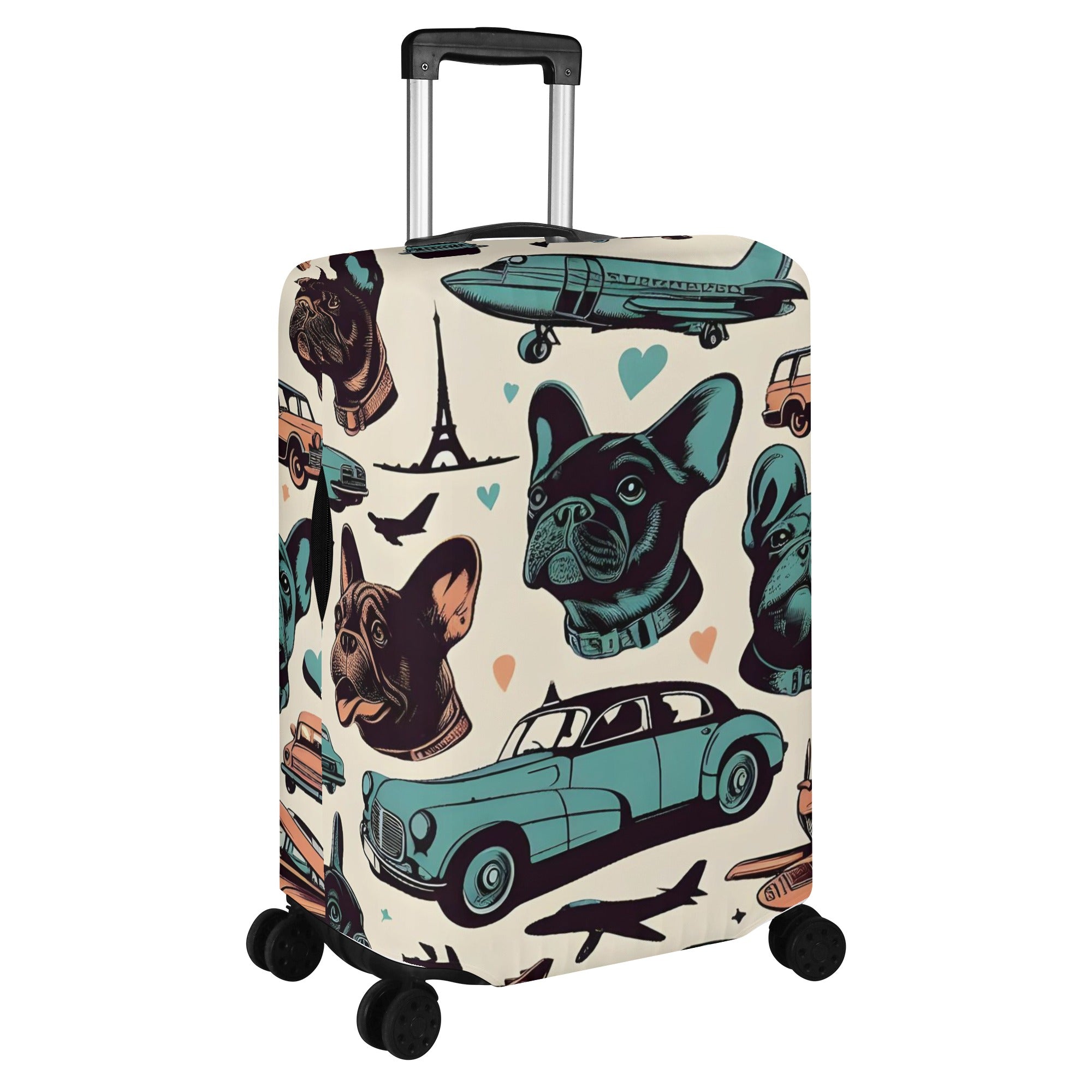 French Bulldog Moose Luggage Cover Useful Frenchie Gear