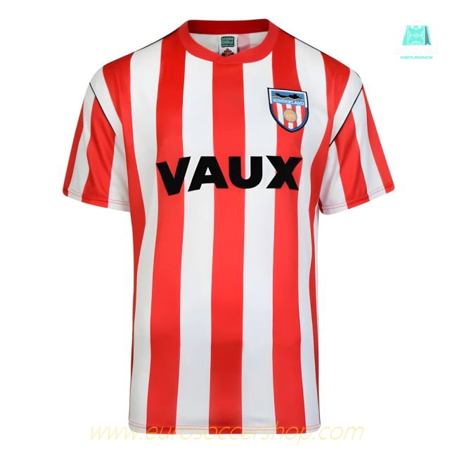 Score Draw Sunderland 1990 Retro Football Shirt
