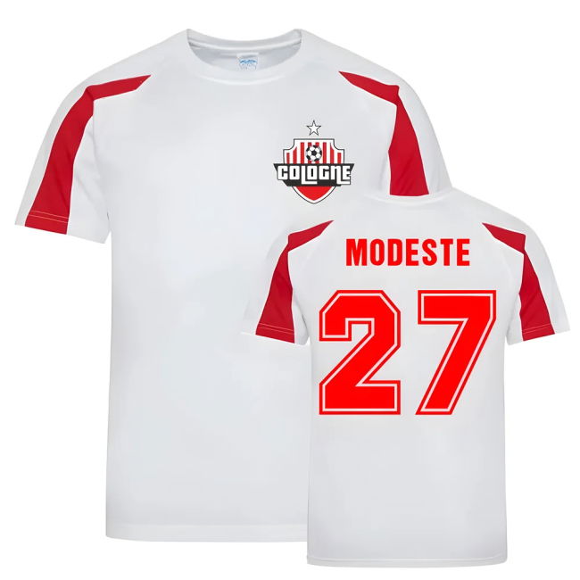 Cologne Sports Training Jersey (White) Antibacterial Quick Dry