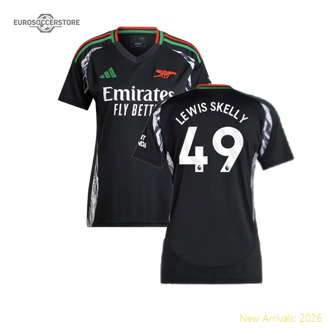 S Arsenal Female 2024 Away Jersey Shirt Football Fan Supporter Collection