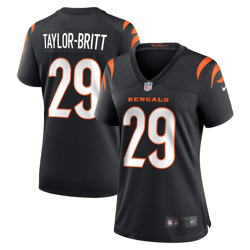 None Cam Taylor-Britt CIN Bengals Energetic Top-Grade Jersey