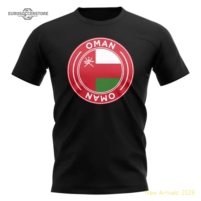 Elite Oman Football Badge T-shirt (back) - Match Quality