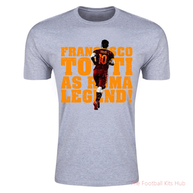 Francesco Totti Roma Legend T-Shirt (Grey)