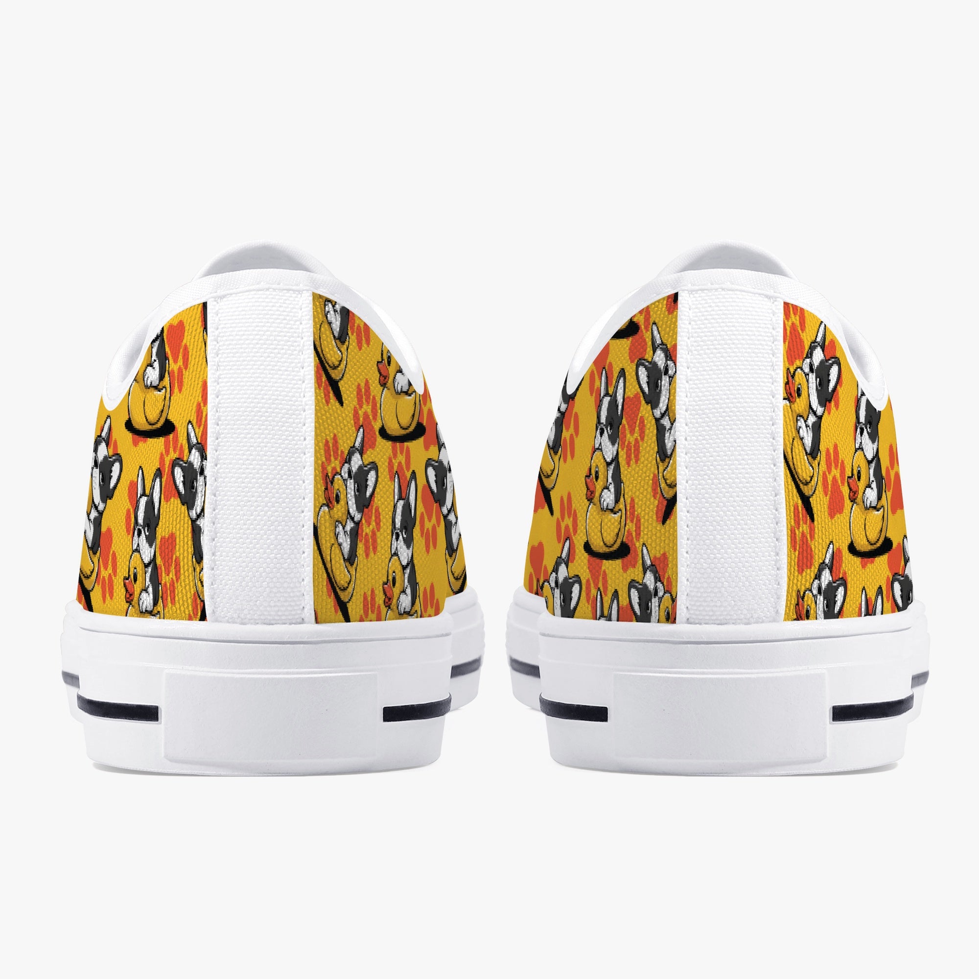 French Bulldog Blake Classic Low Top Canvas Shoes Protective Paw Gear