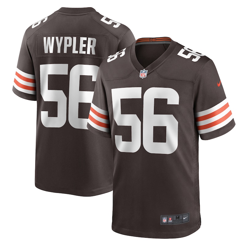 None Luke Wypler Cleveland Browns Victory Authentic Jersey Football Ap