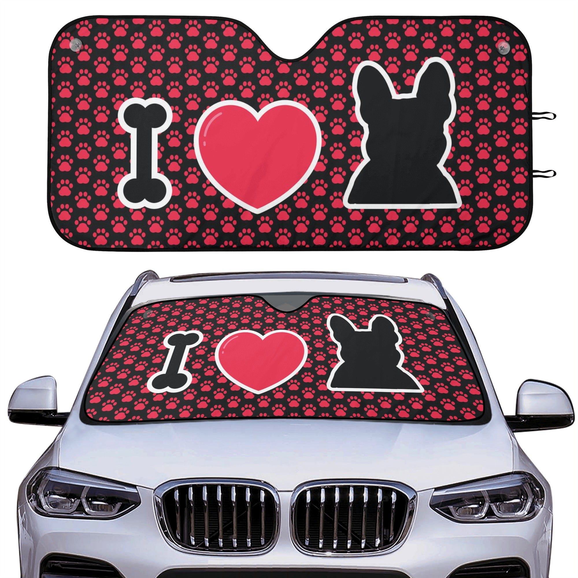 Trendy Stylish Floria - Car Auto Sun Shade for French Bulldog Lovers