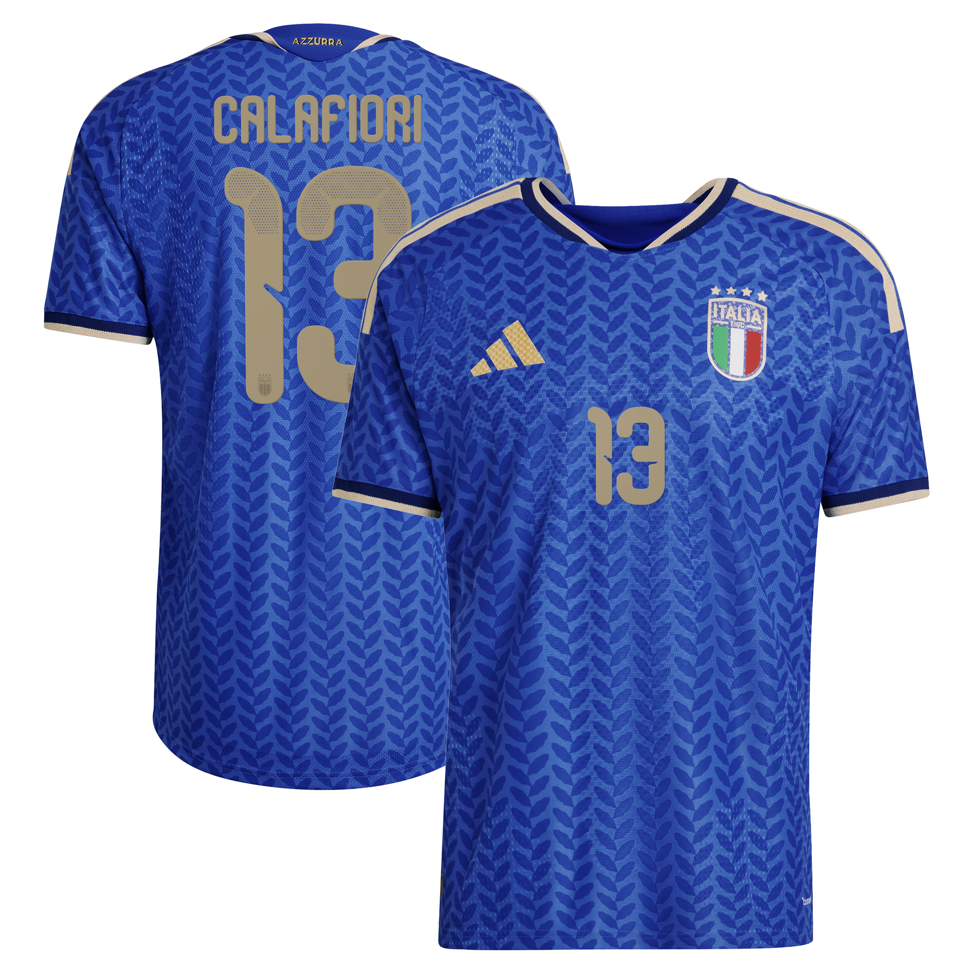 [ESK] Women's Riccardo Calafiori Italy National Team 2026 Home Authentic Jersey - Blue