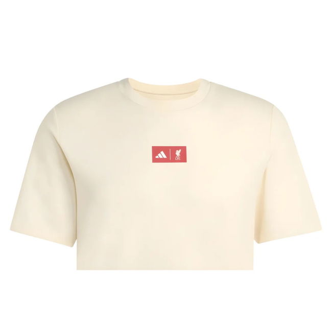 2025-2026 Liverpool Seasonal Graphic Tee (Ecru Tint)