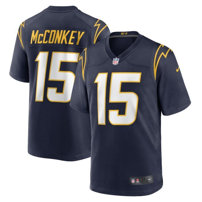 Men's Los Angeles Chargers Ladd McConkey Nike Navy Alterna...