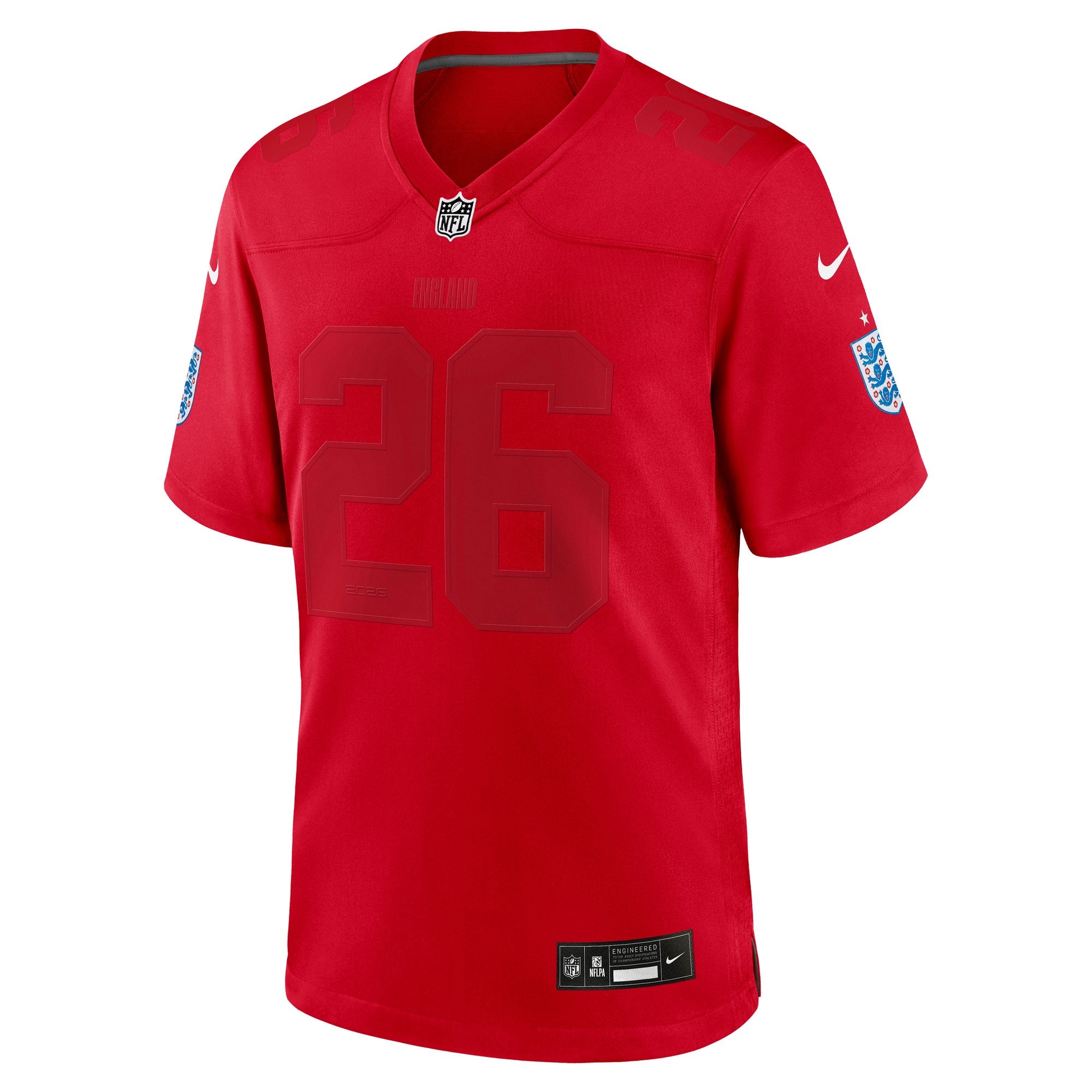 [SJH] England National Team x NFL Game Jersey - Red