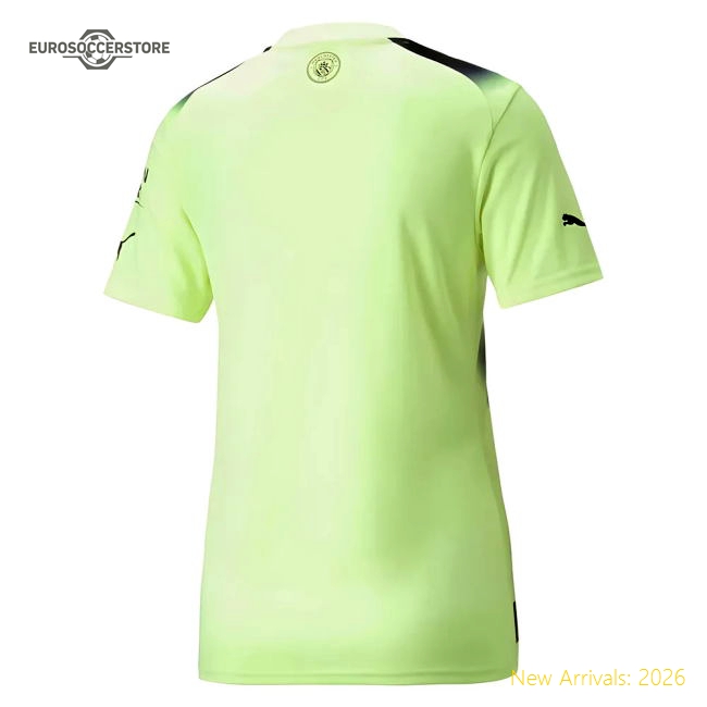 Premium Ladies Man City Jersey 2022-2023 Breathable Breathable