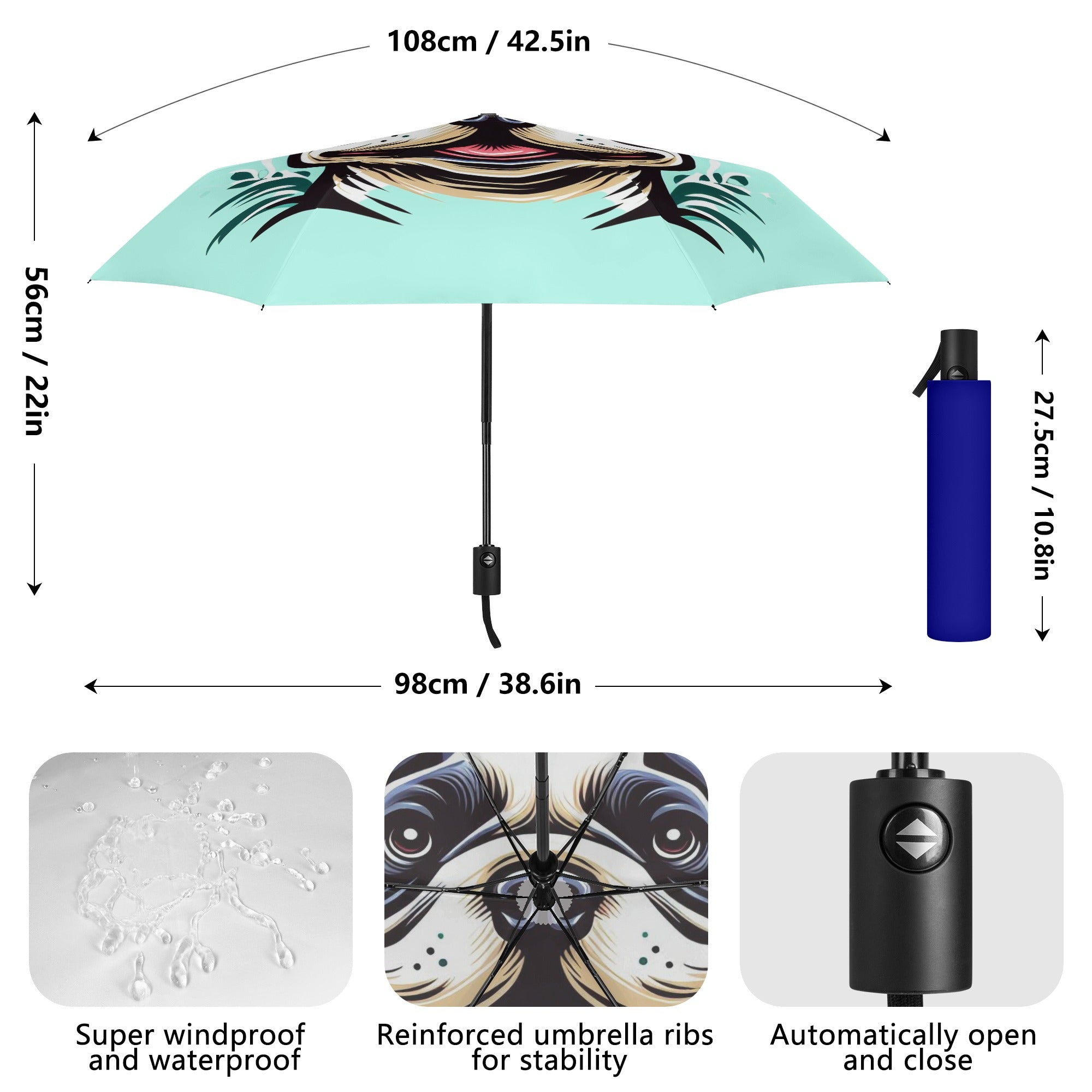 Bulldog Premium Lady - Vet-recommended Umbrella Summer Wear