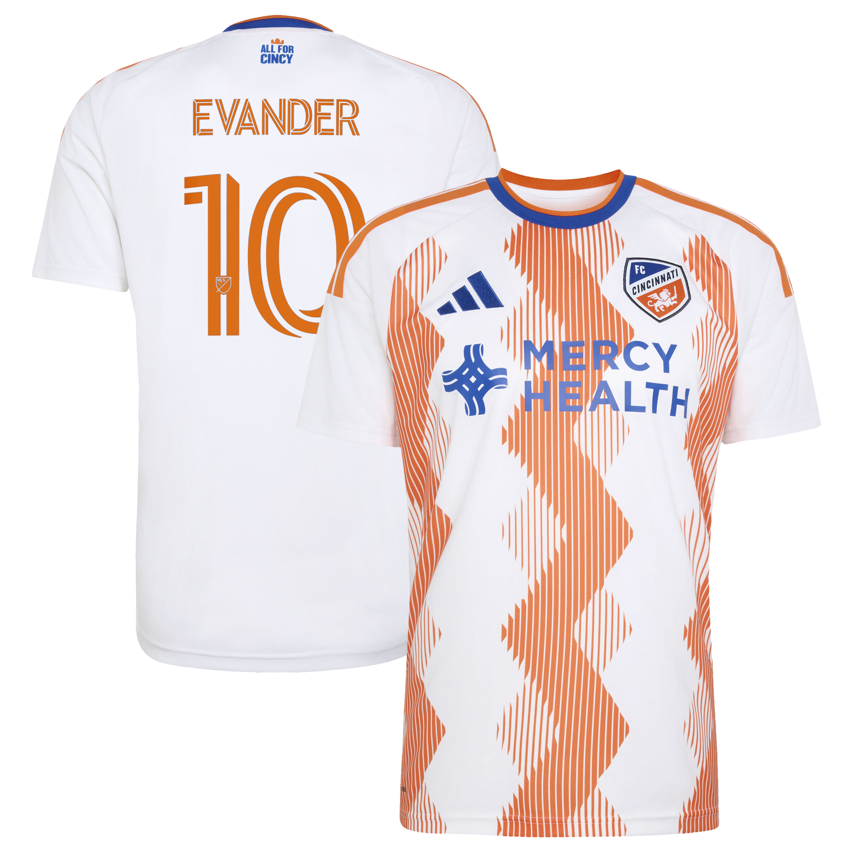 [SJH] Evander da Silva Ferreira FC Cincinnati 2026 The Seven Hills Kit Replica Jersey - White