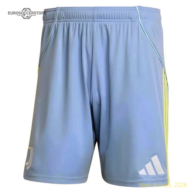 Supporter Match-Day 2025-2026 Juventus Away Shorts (Ash Blue)