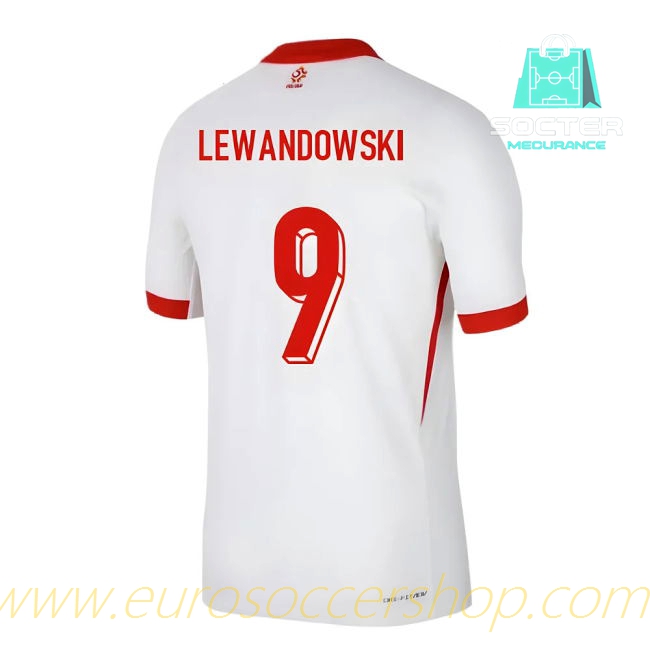 2024/25 Campaign Poland Home Jersey Youth (Lewandowski 9)