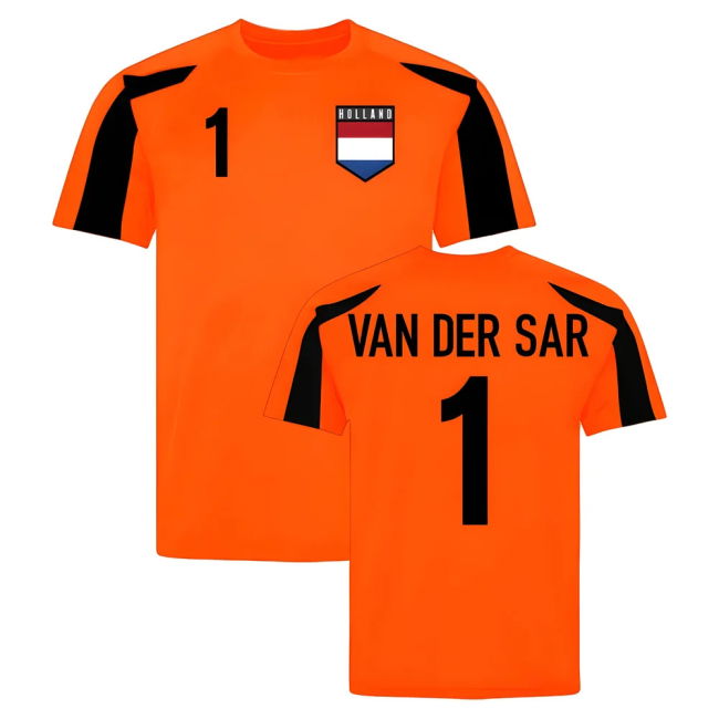 Holland Sports Training Jersey (Van Der Sar 1) Worldcup