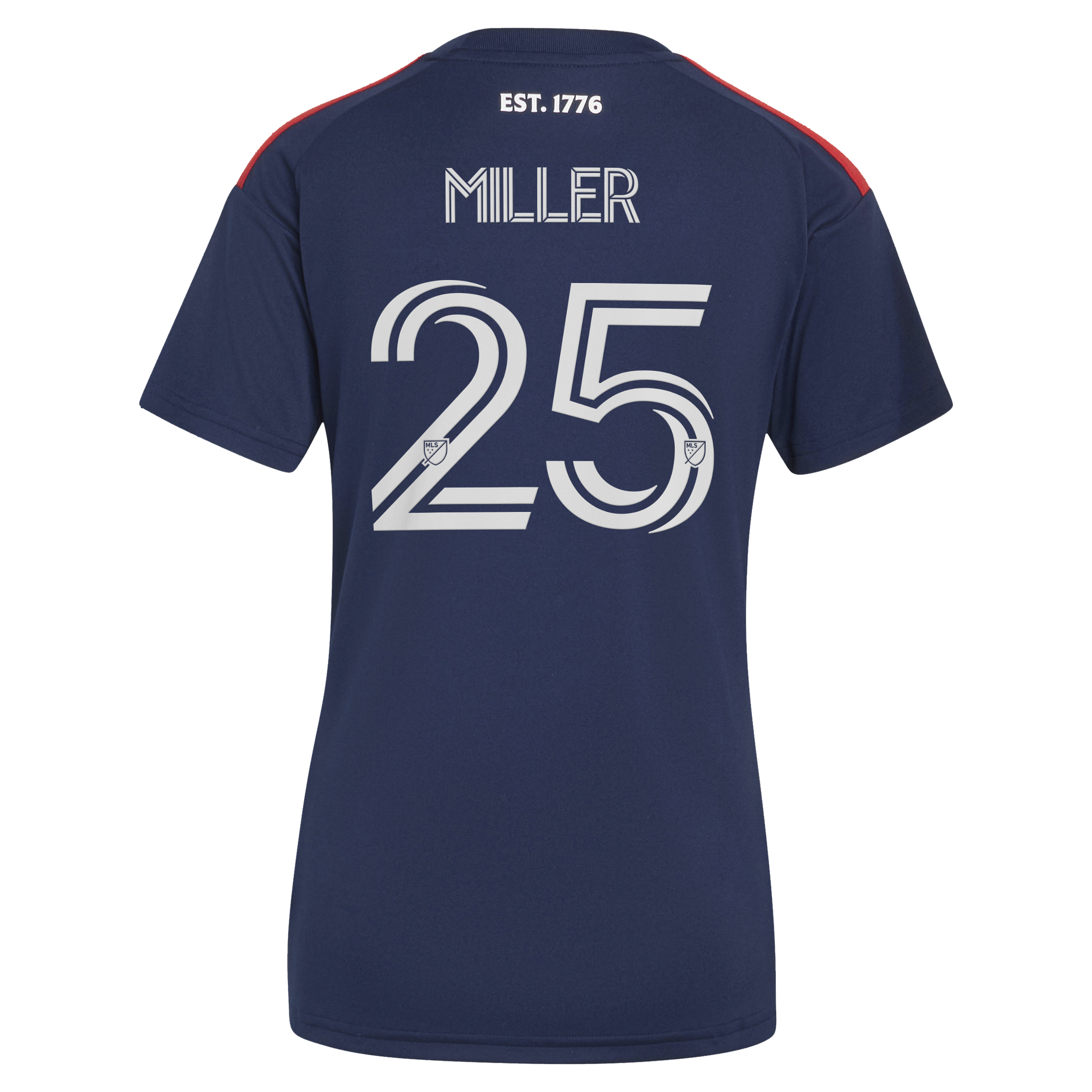 [JED] Peyton Miller New England Revolution Women's 2026 Independence Day Replica Jersey - Blue