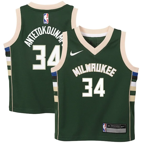 Giannis Antetokounmpo MIL Swingman Jersey - high-quality NBA - Green